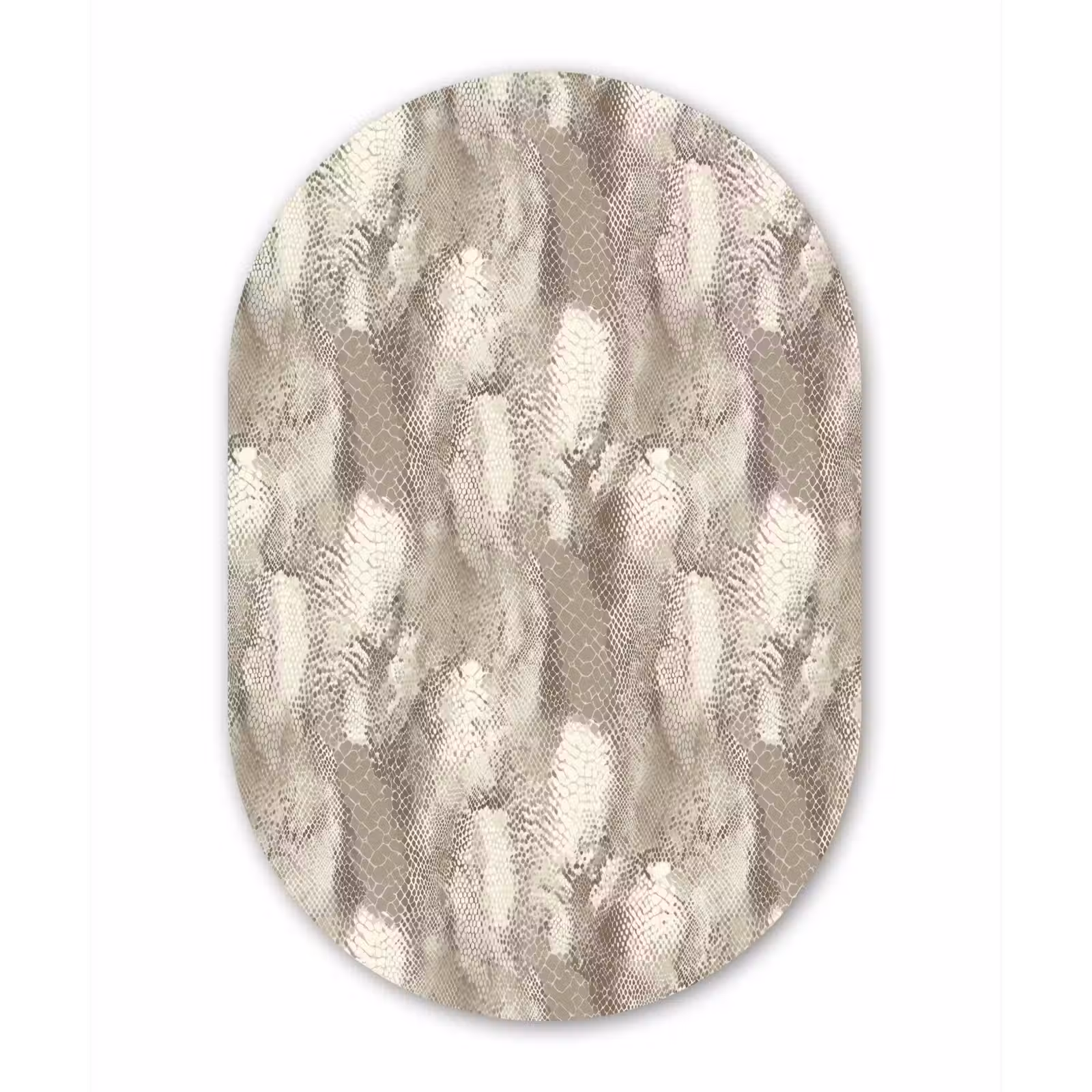 Muurovaal aluminium - Slang - Textuur - Zand — 1