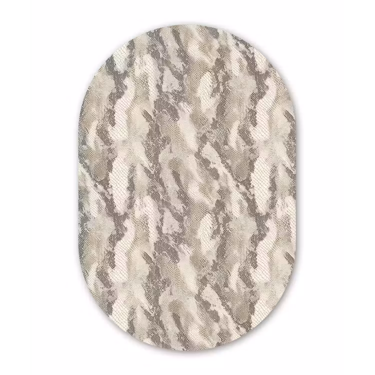 Muurovaal aluminium - Slang - Patroon - Taupe — 1