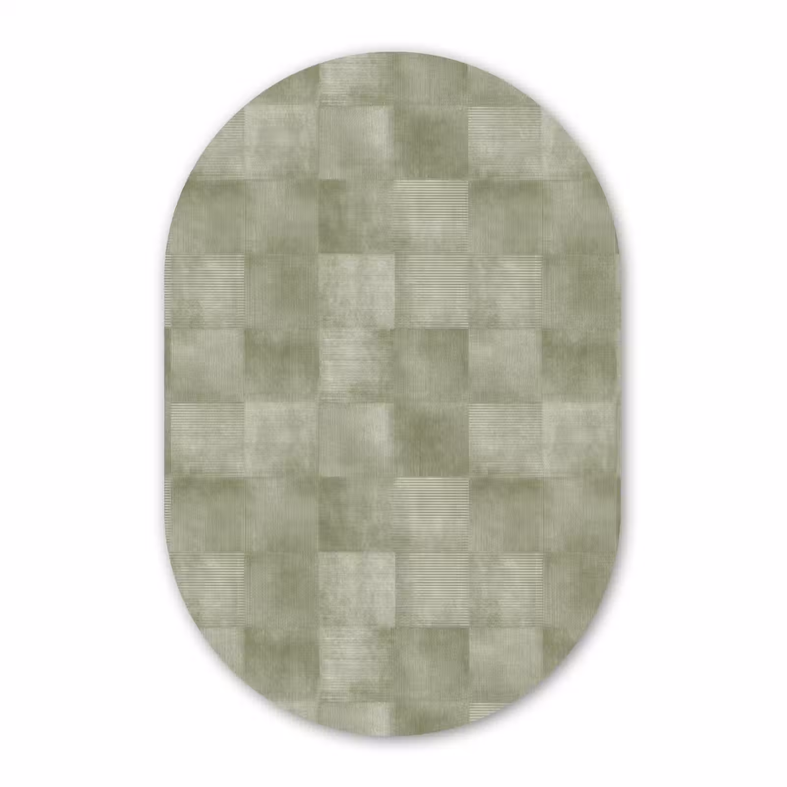 Muurovaal aluminium - Vlakken - Rustiek - Groen — 1