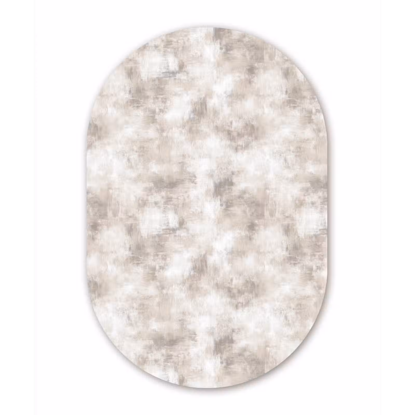 Muurovaal aluminium - Organisch - Patroon - Gemêleerd — 1