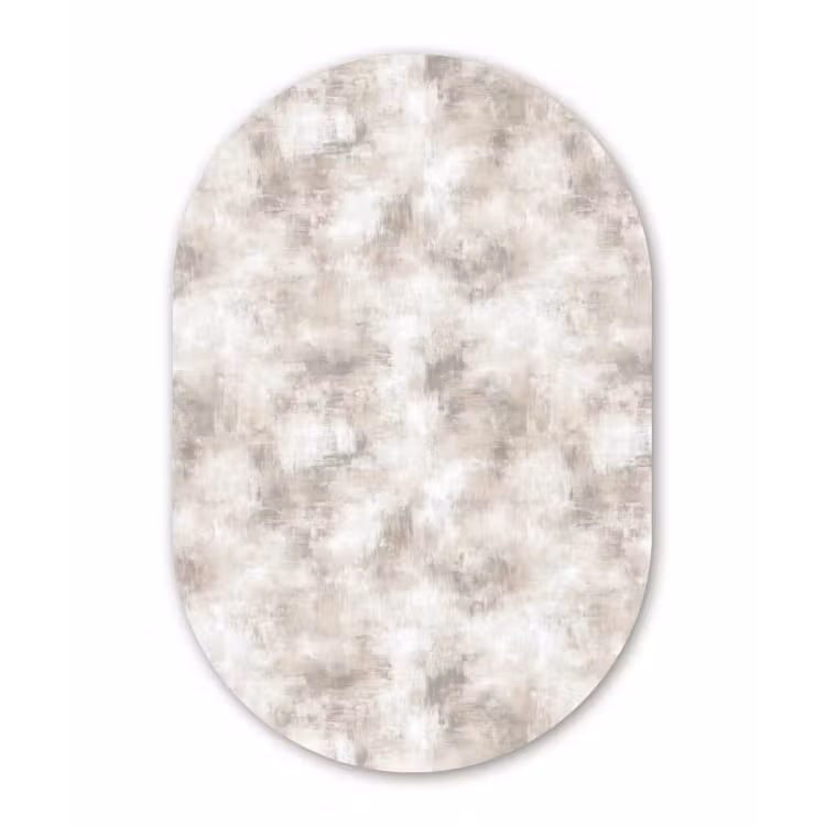 Muurovaal aluminium - Organisch - Patroon - Gemêleerd — 1