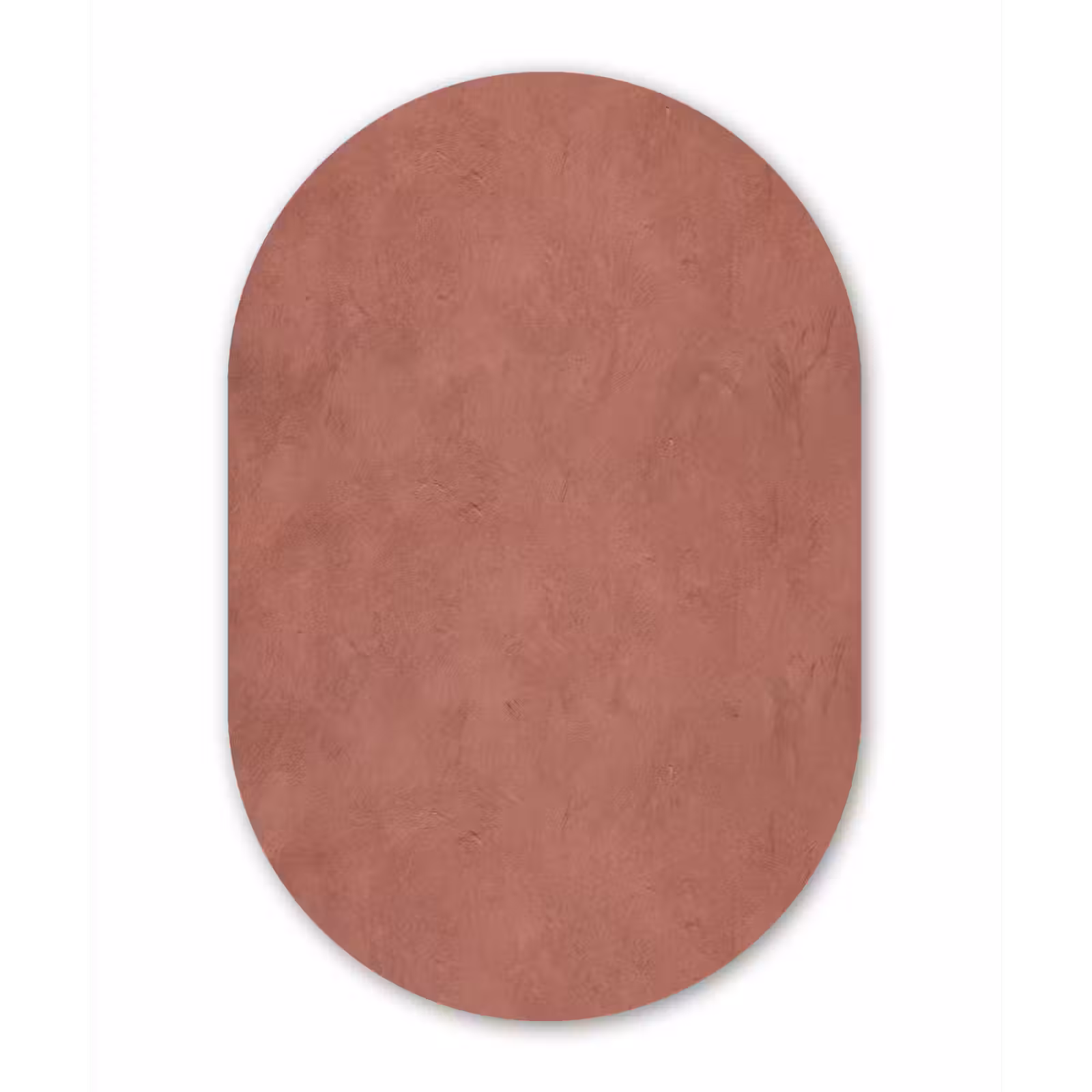 Muurovaal aluminium - Textuur - Roodbruin - Grof - Modern — 1
