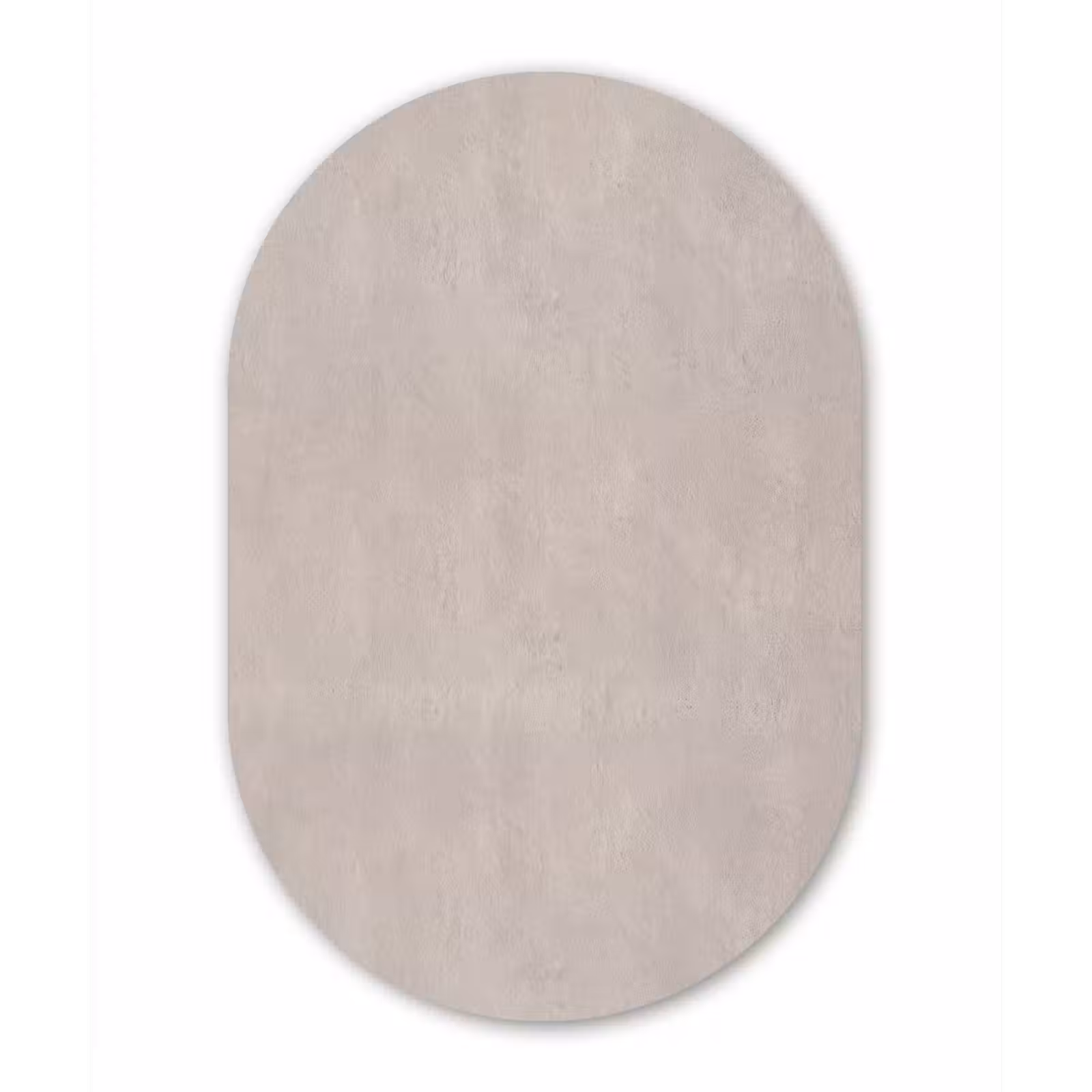 Muurovaal aluminium - Textuur - Effen - Abstract - Beige — 1