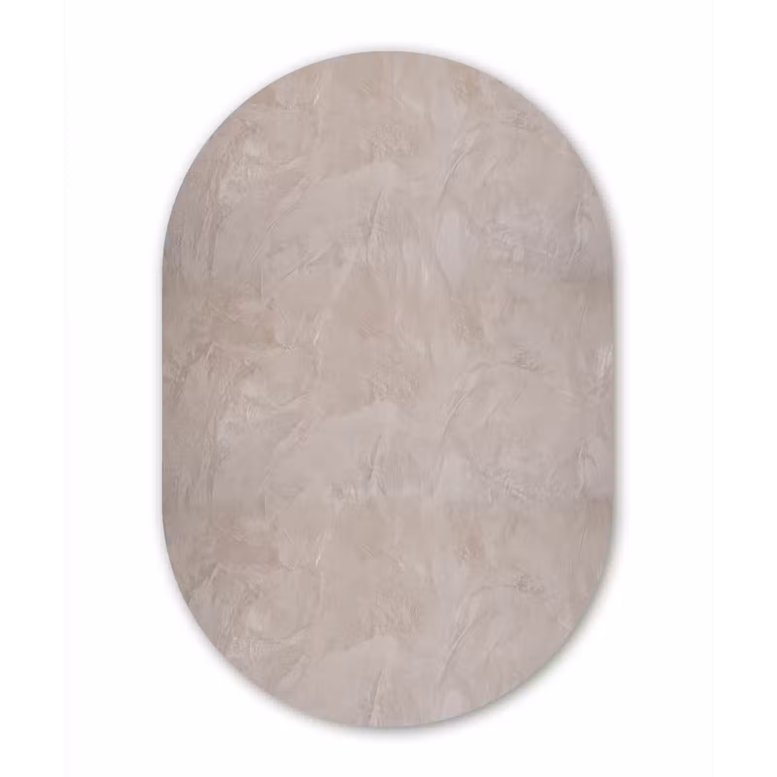 Muurovaal aluminium - Textuur - Wand - Modern - Beige - Abstract — 1