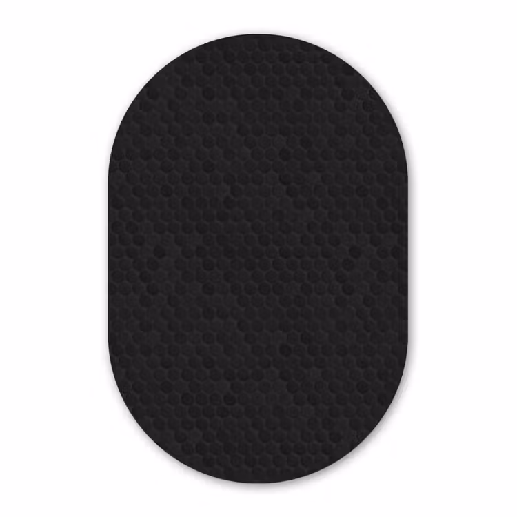 Muurovaal aluminium - Penny - Tegel - Mat - Zwart — 1