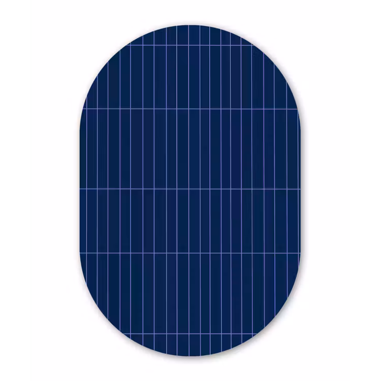 Muurovaal aluminium - Tegels - Langwerpig - Blauw — 1