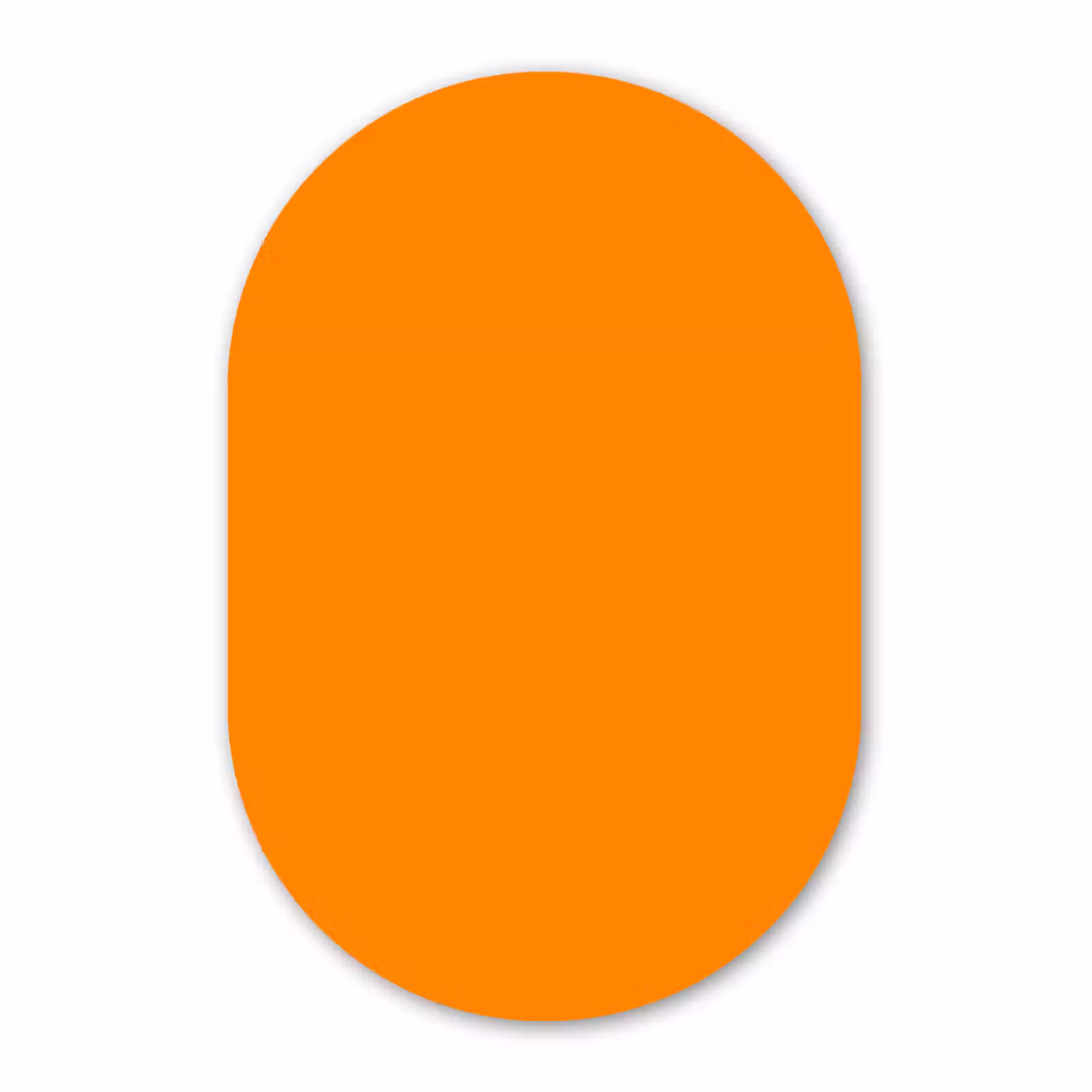 Muurovaal aluminium - Marigold - Glow - Oranje — 1