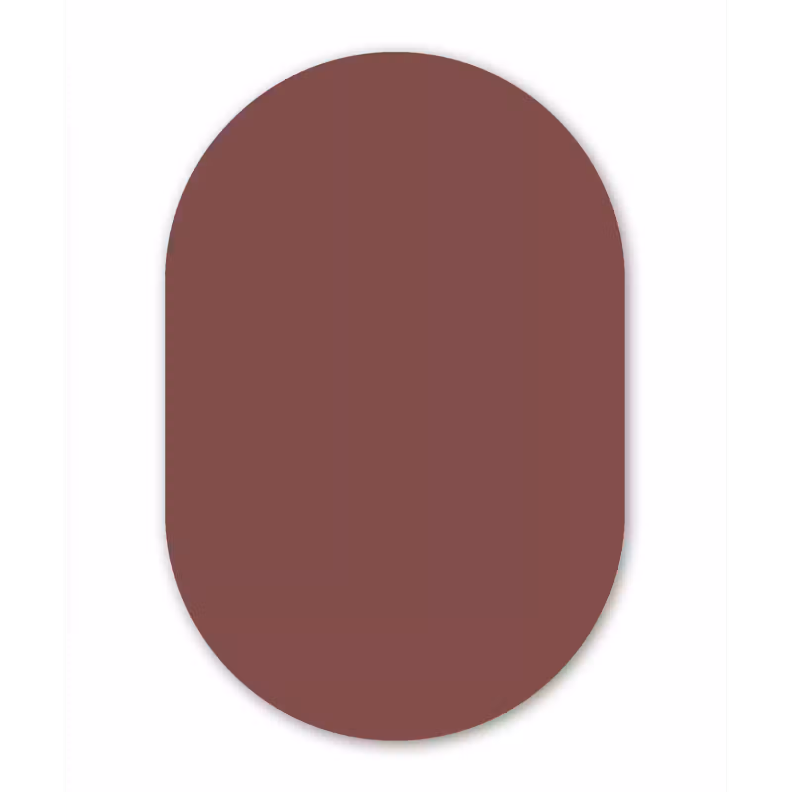 Muurovaal aluminium - Muted - Raisin - Rood — 1