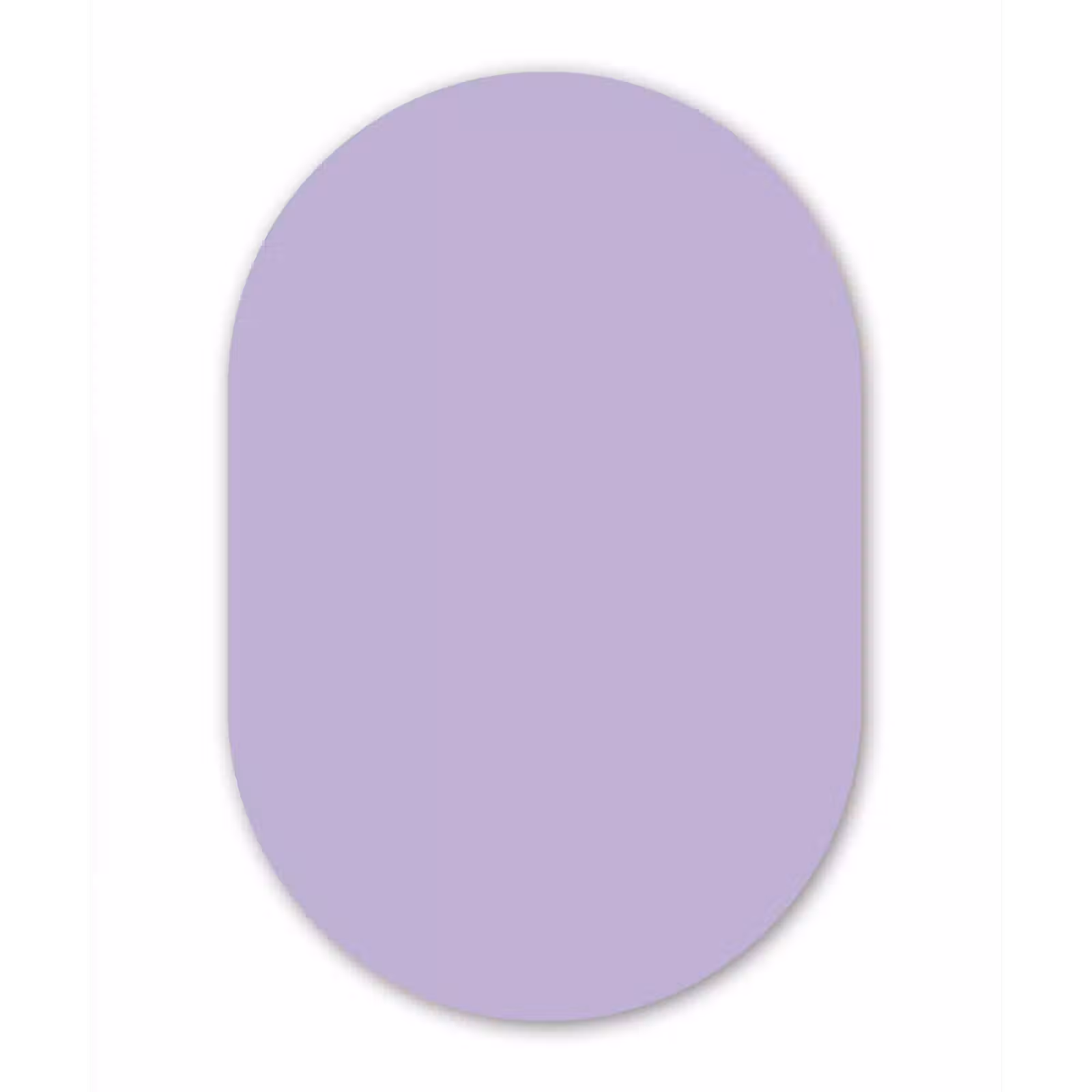 Muurovaal aluminium - Pastel - Lilac - Paars — 1