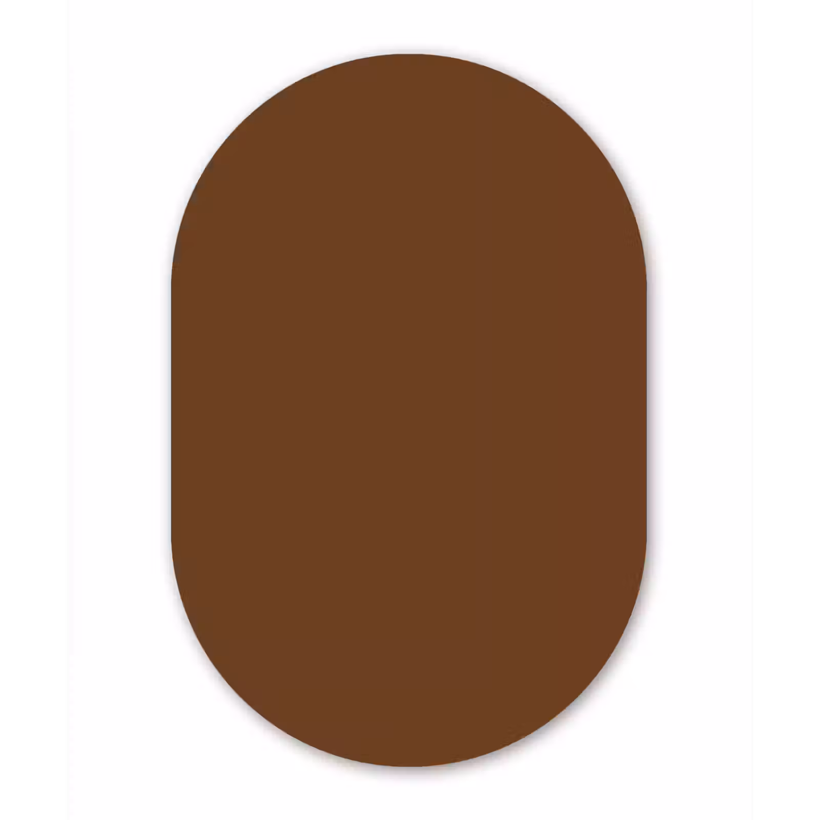 Muurovaal aluminium - Rich - Espresso - Bruin — 1