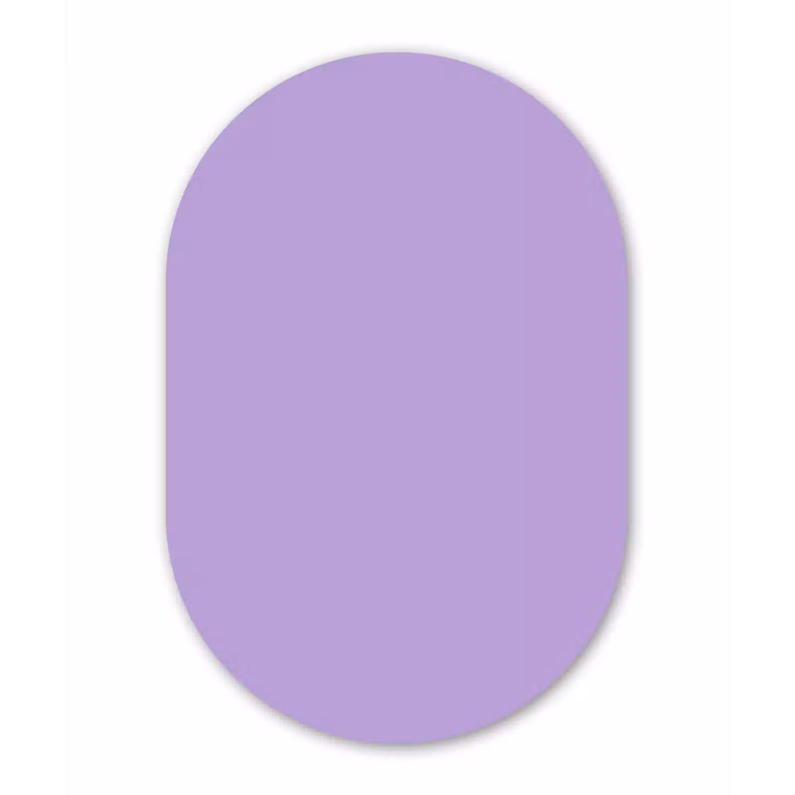 Muurovaal aluminium - Soft - Lavender - Paars — 1