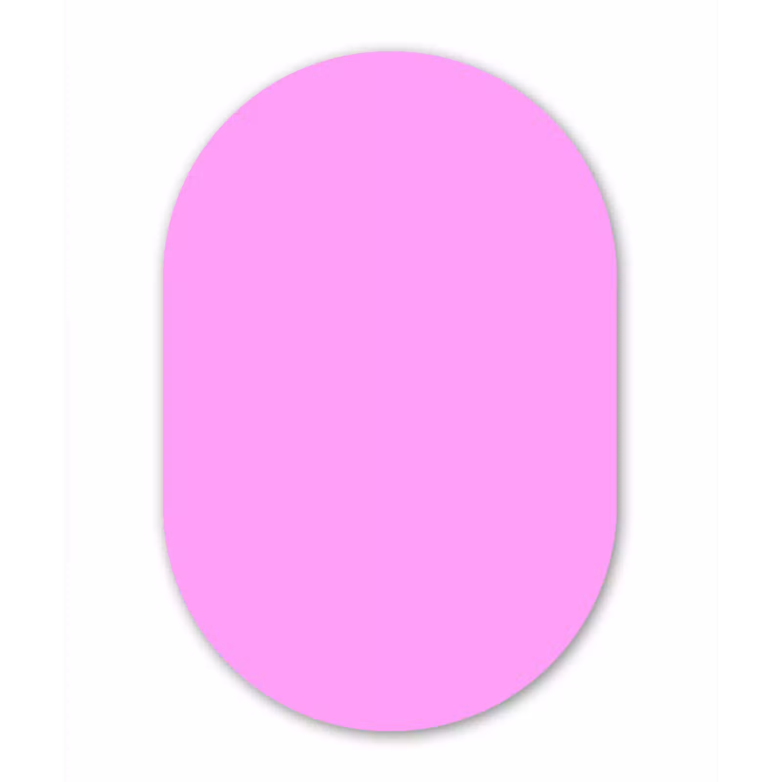 Muurovaal aluminium - Soft - Lavender - Roze — 1