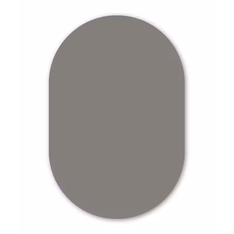 Muurovaal aluminium - Mineral - Grey - Grijs — 1