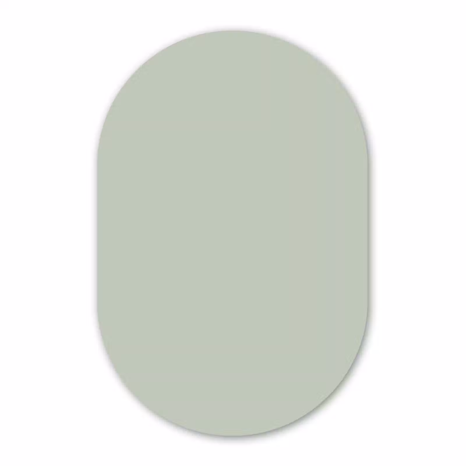 Muurovaal aluminium - Frosted - Mint - Groen — 1