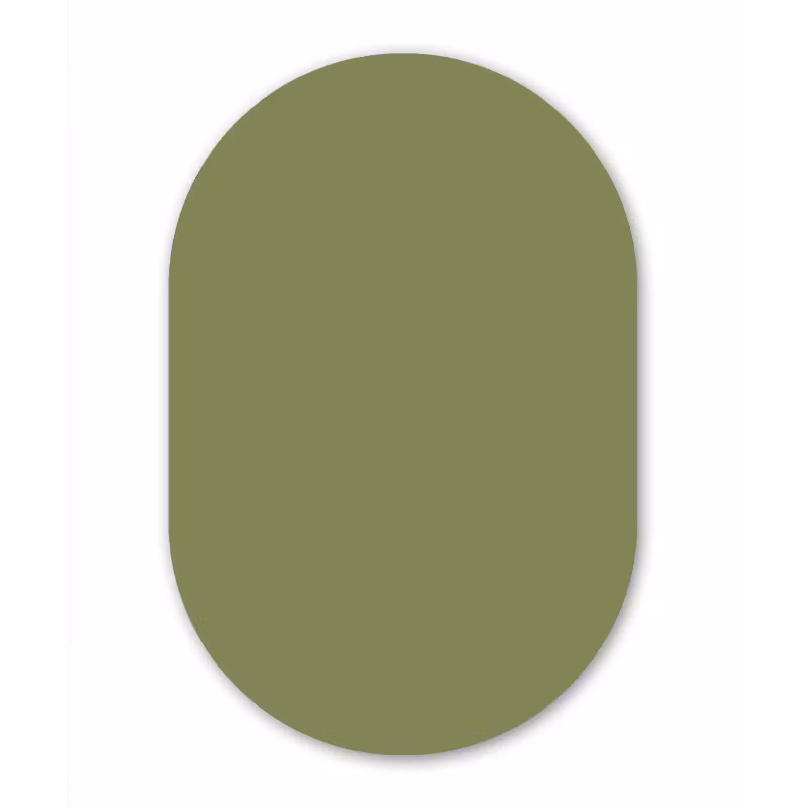 Muurovaal aluminium - Herbal - Matcha - Groen — 1