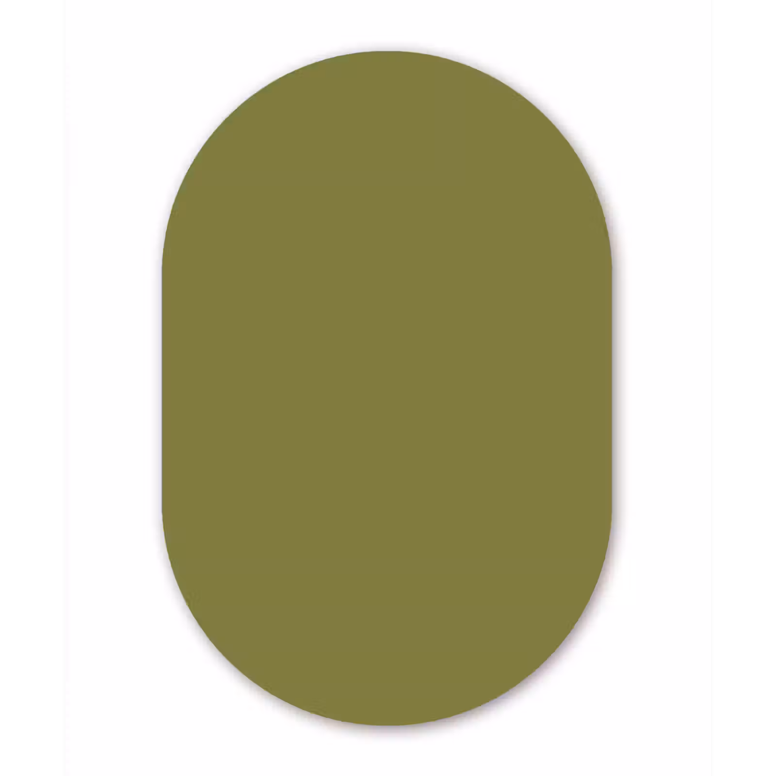 Muurovaal aluminium - Juniper - Groen - Organisch — 1