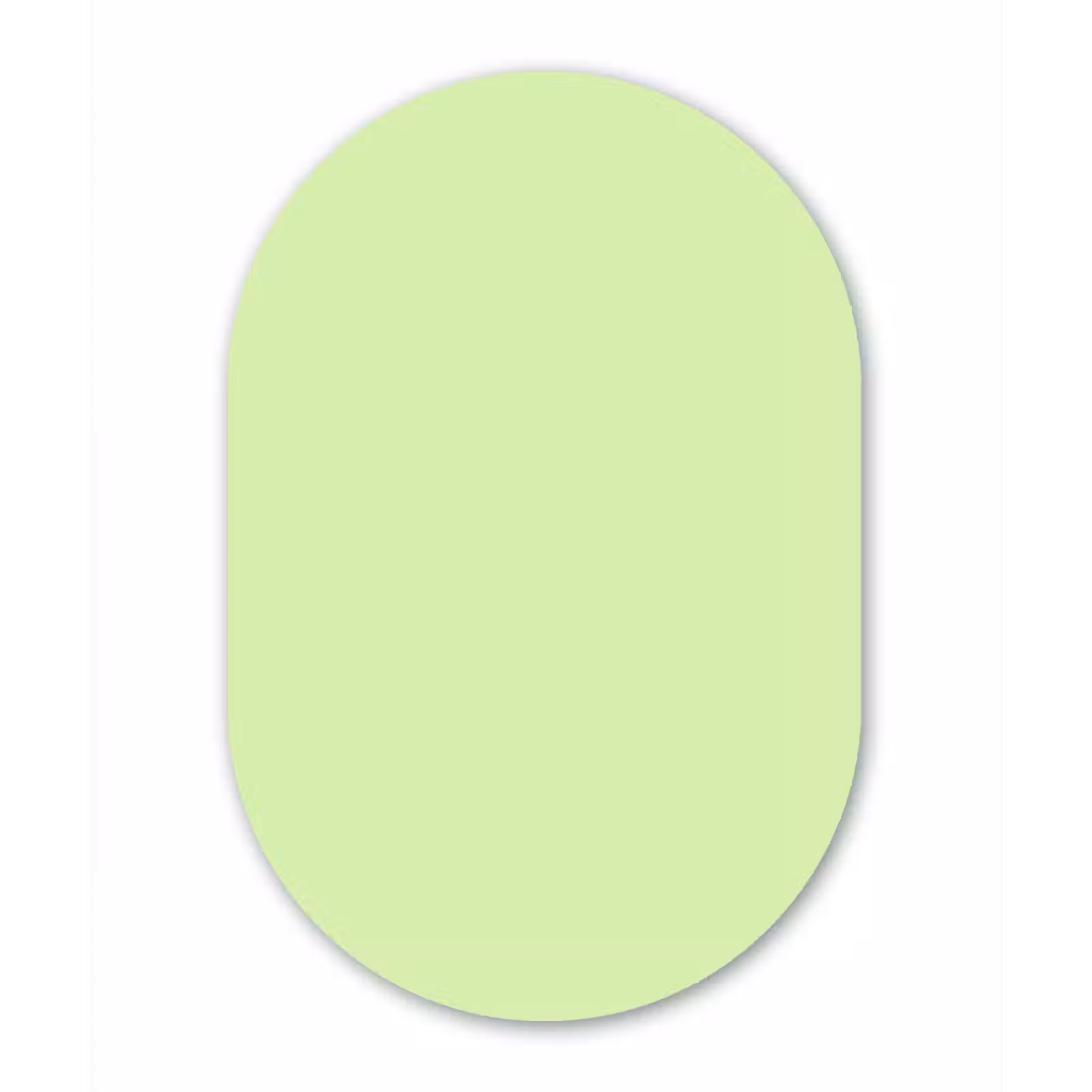 Muurovaal aluminium - Light - Lime - Groen — 1