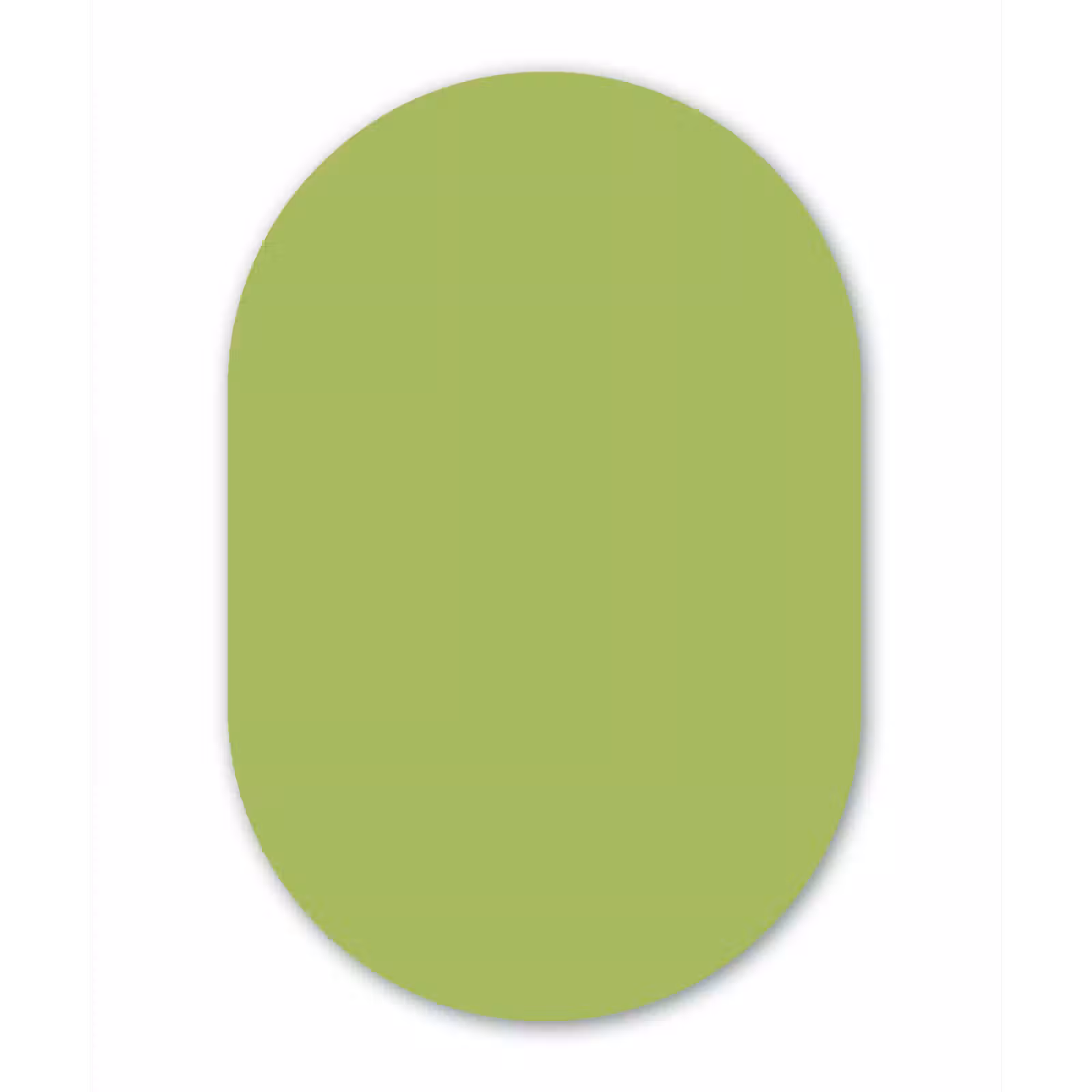 Muurovaal aluminium - Lime - Glow - Groen — 1