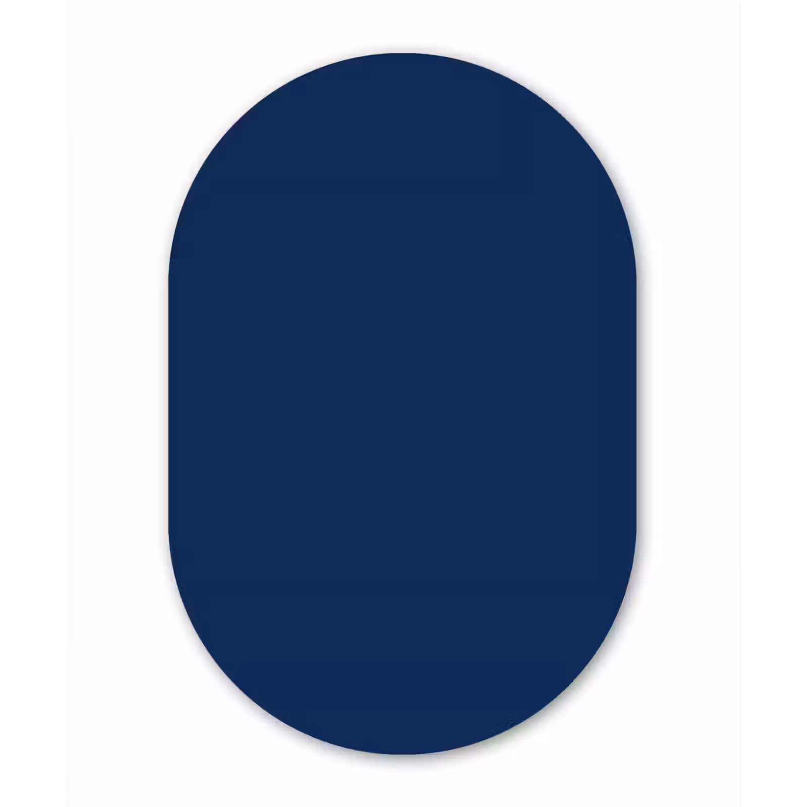 Muurovaal aluminium - Midnight - Navy - Blauw — 1
