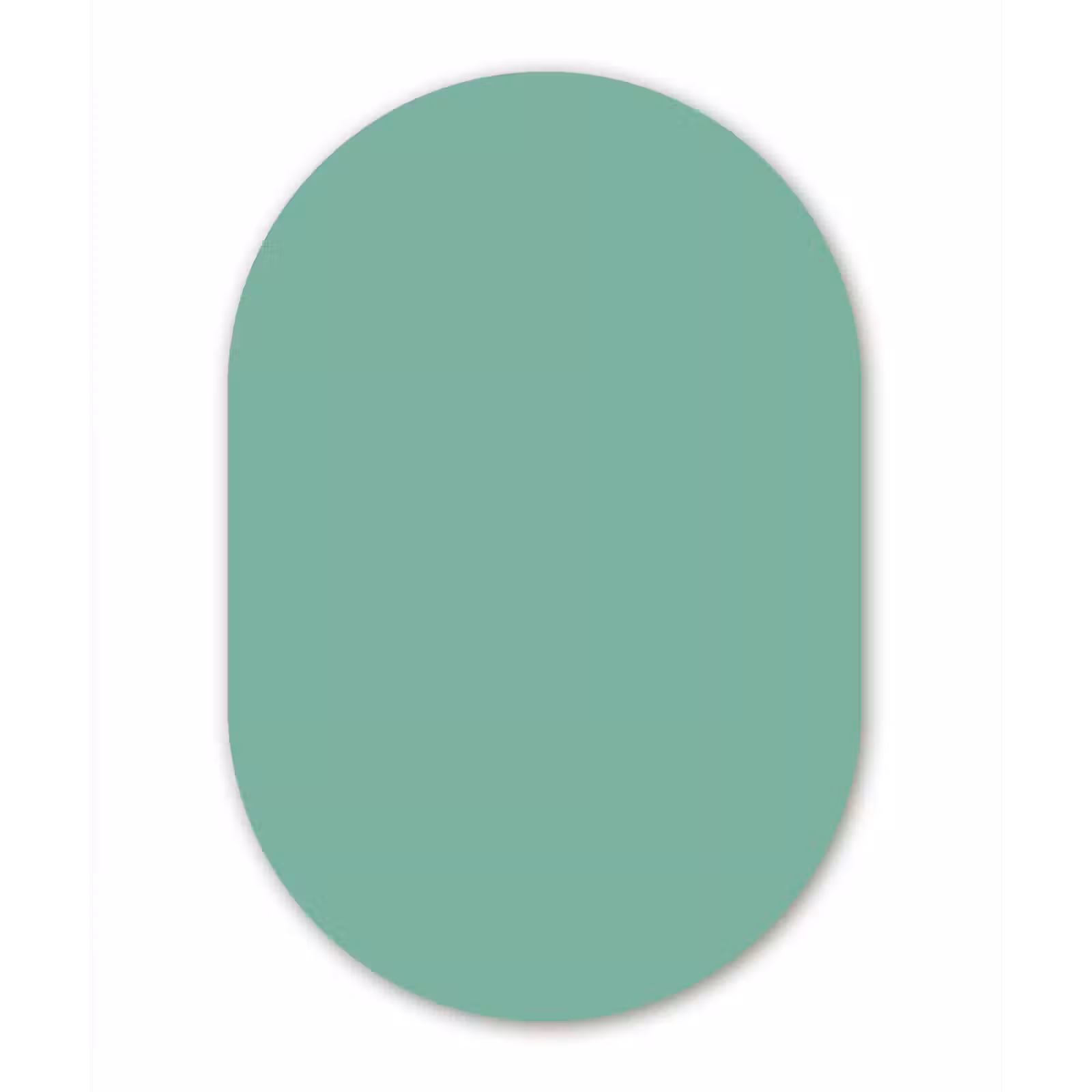 Muurovaal aluminium - Ocean - Jade - Groen — 1