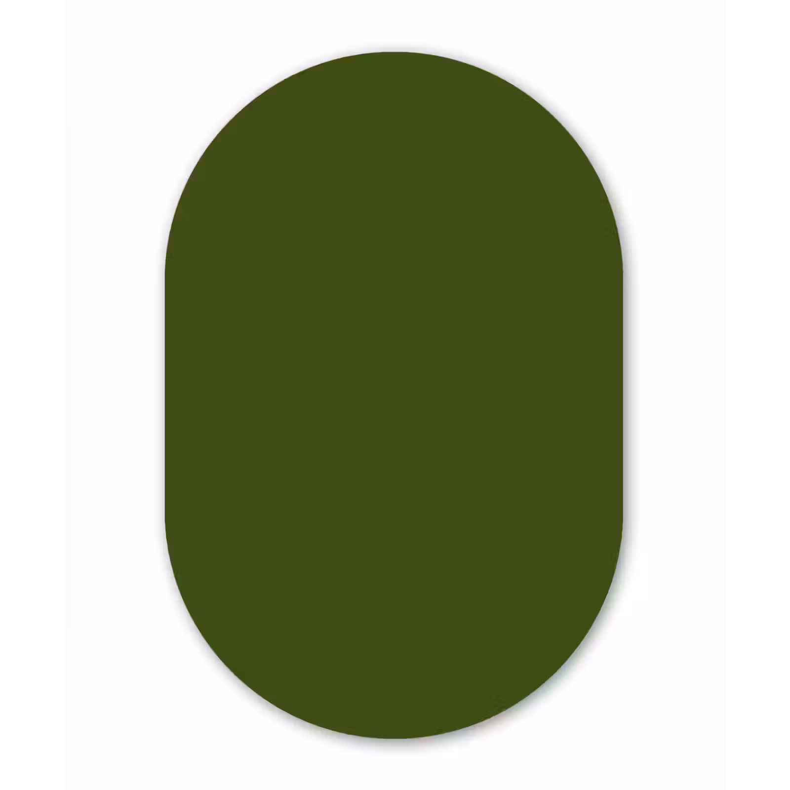 Muurovaal aluminium - Olive - Drab - Groen — 1