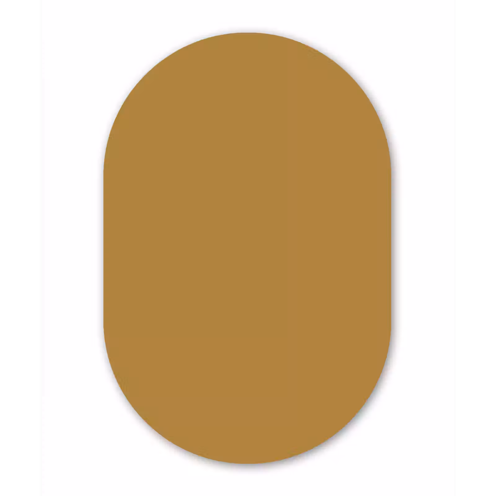 Muurovaal aluminium - Rhythmic - Ochre - Geel — 1