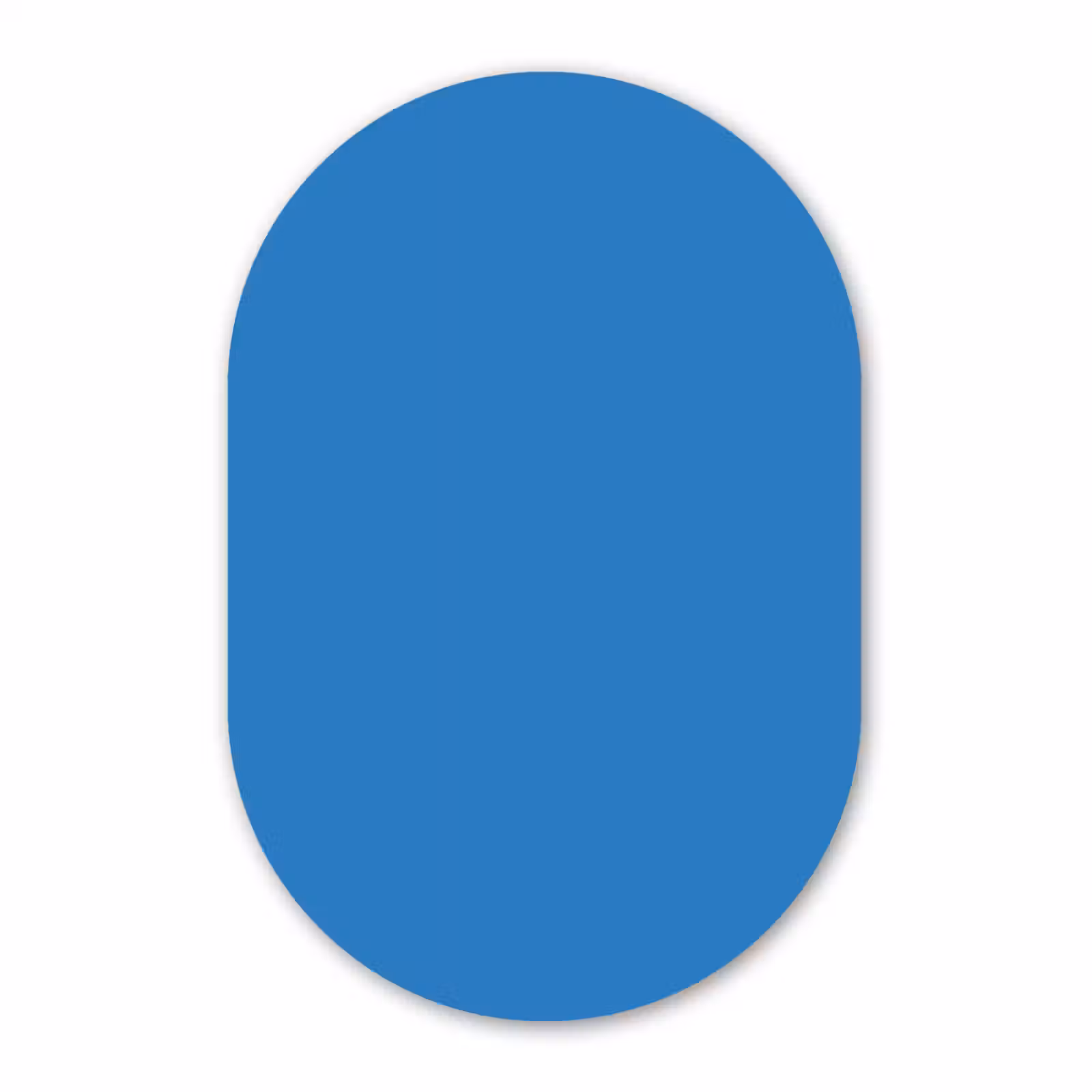 Muurovaal aluminium - Royal - Blue - Blauw — 1