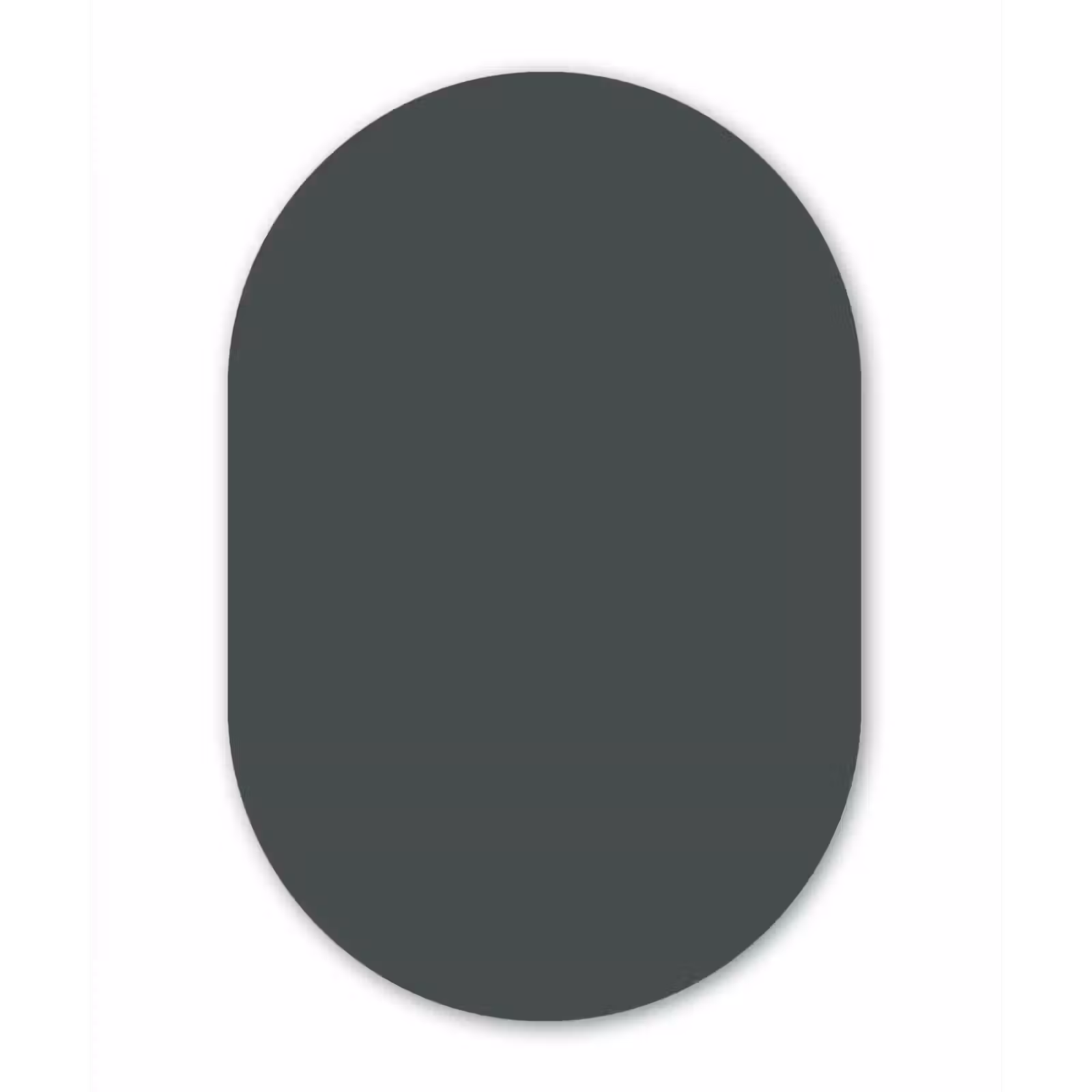 Muurovaal aluminium - Slate - Millstone - Grijs — 1