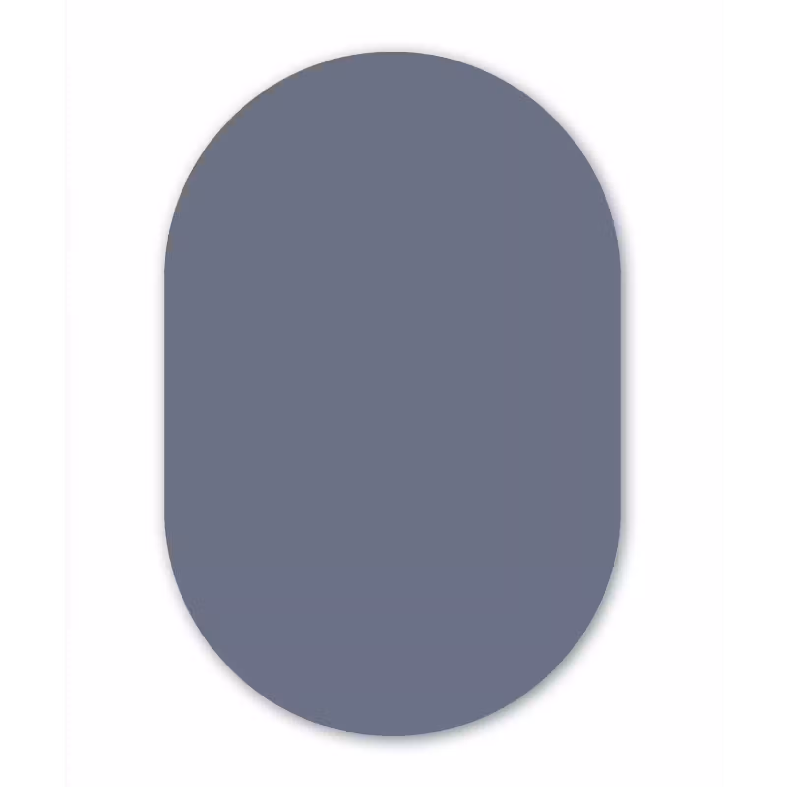 Muurovaal aluminium - Slate - Whisper - Blauw — 1