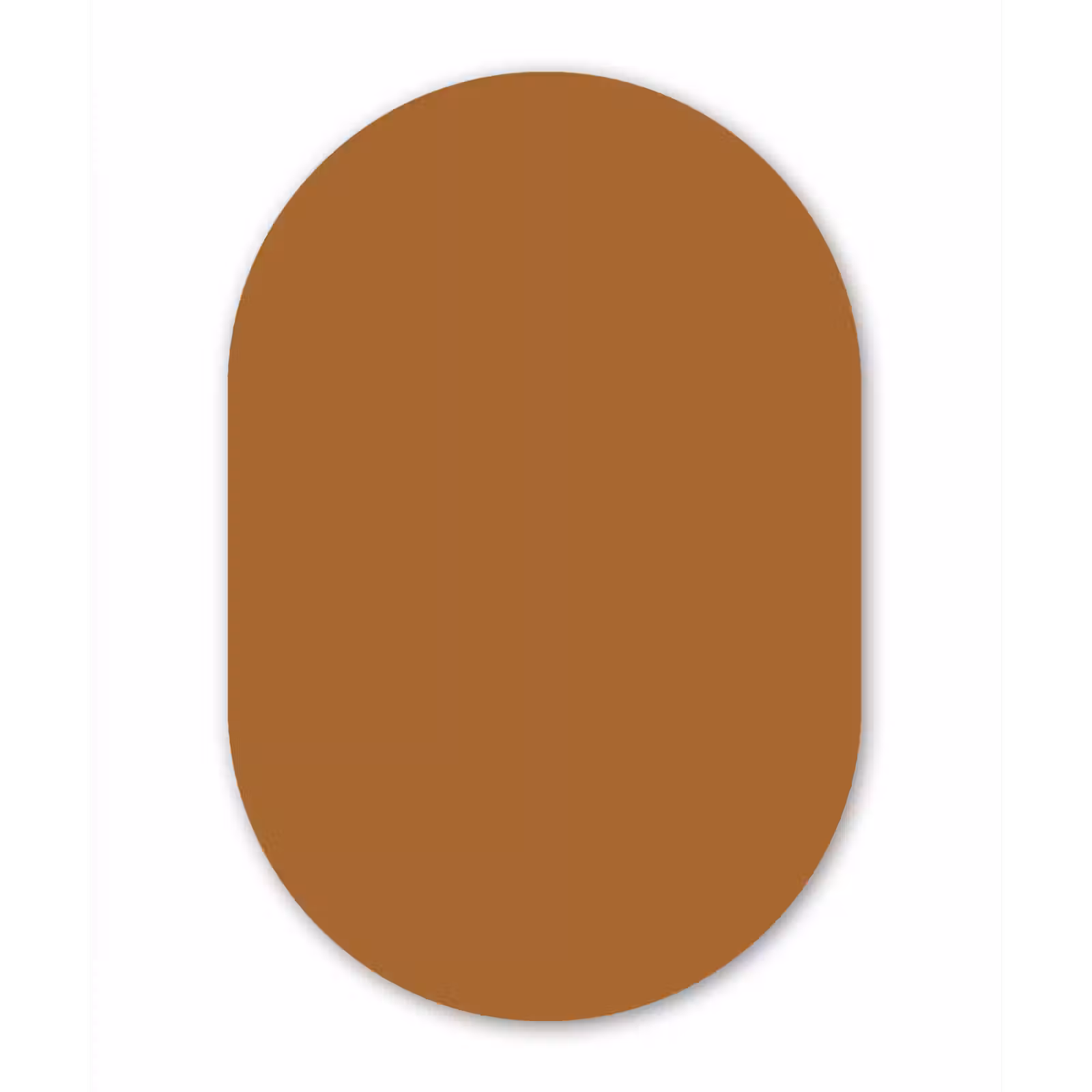 Muurovaal aluminium - Spiced - Cinnamon - Bruin — 1