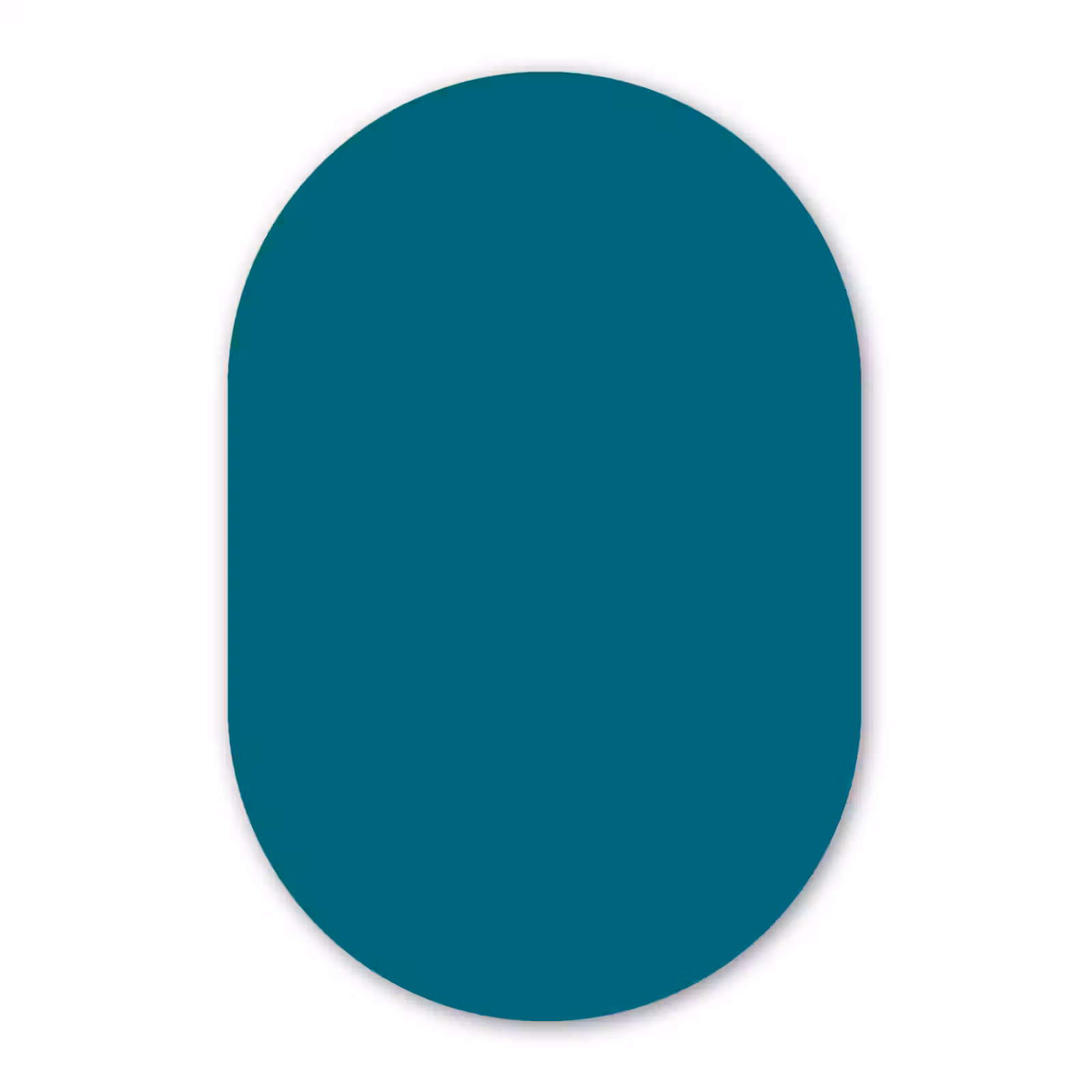 Muurovaal aluminium - Tropical - Peacock - Blauw — 1