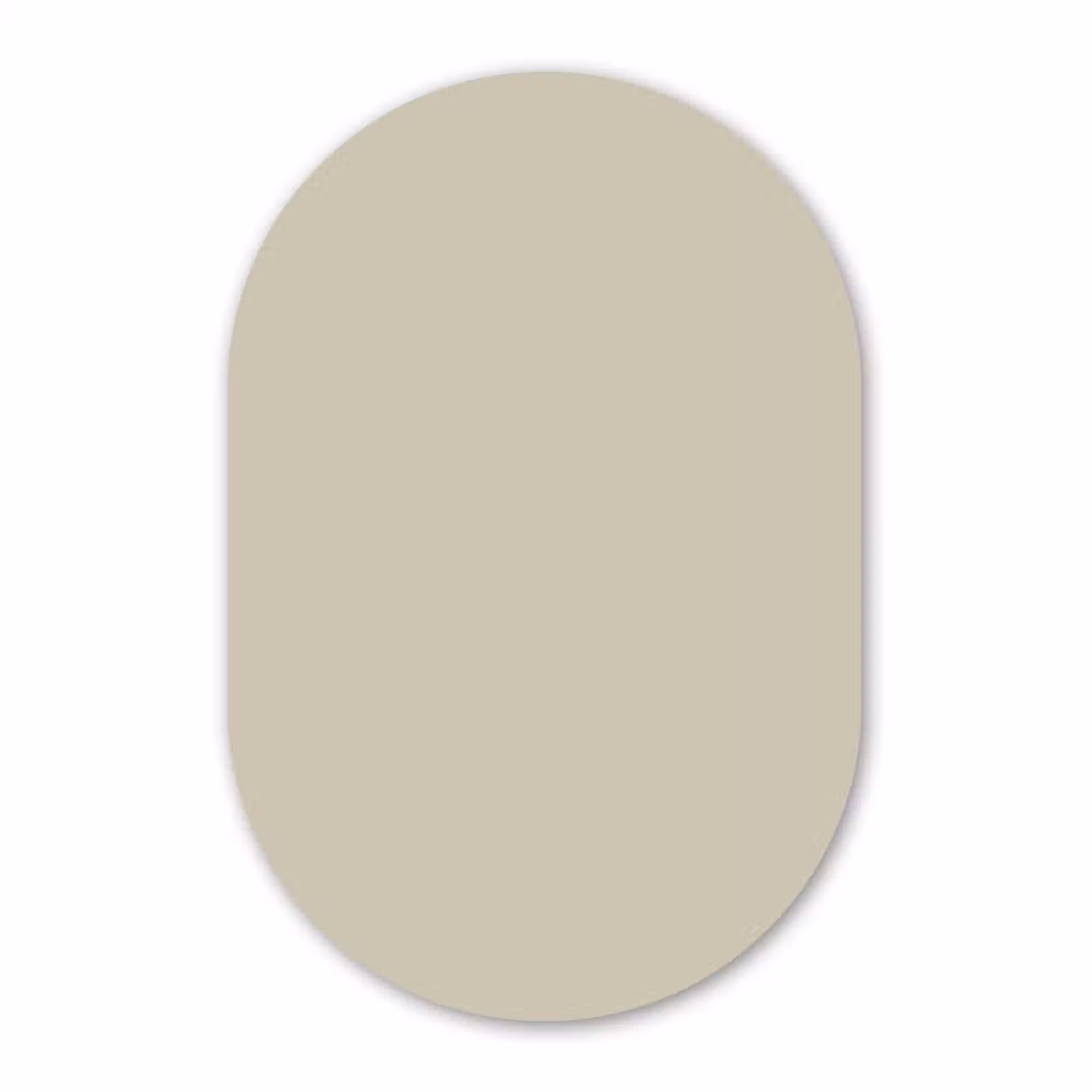 Muurovaal aluminium - Urban - Pebble - Grijs — 1