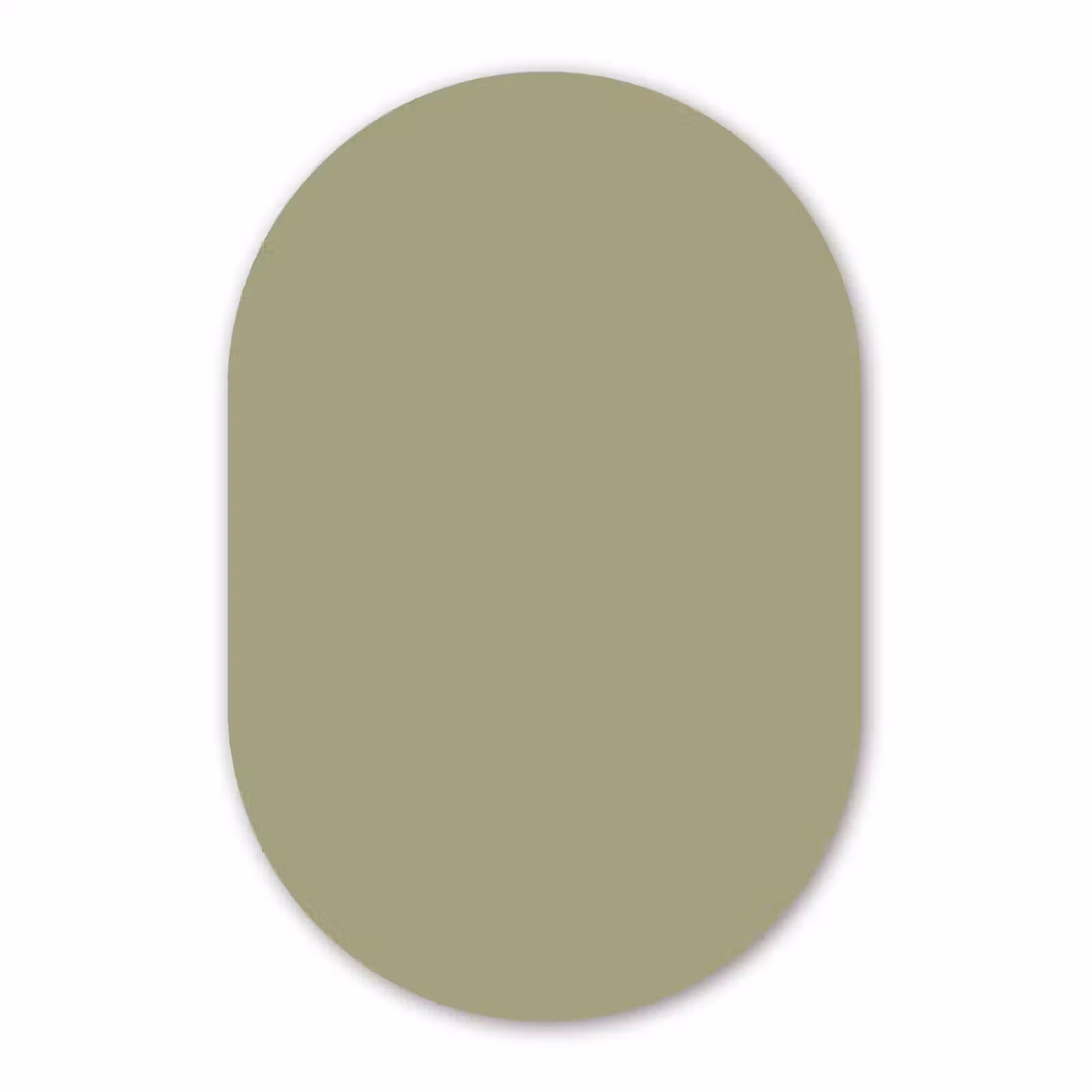 Muurovaal aluminium - Vintage - Sage - Groen — 1