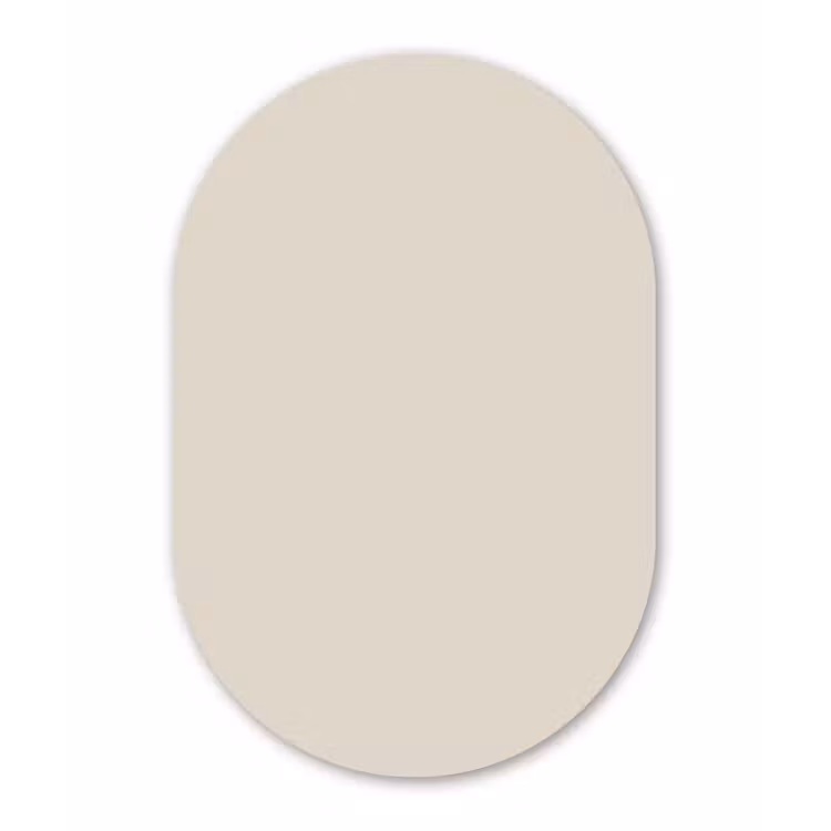Muurovaal aluminium - Fresh - Linen - Nude — 1