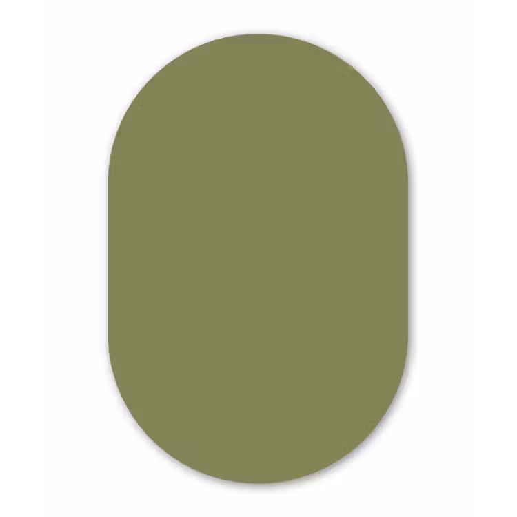 Muurovaal aluminium - Herbal - Matcha - Groen — 1