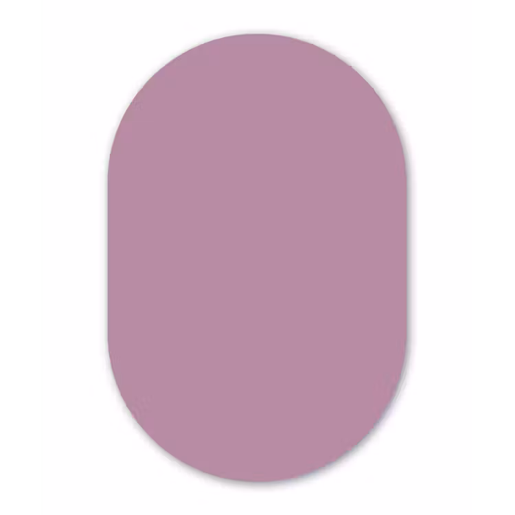 Muurovaal aluminium - Lilac - Paars - Mauve — 1