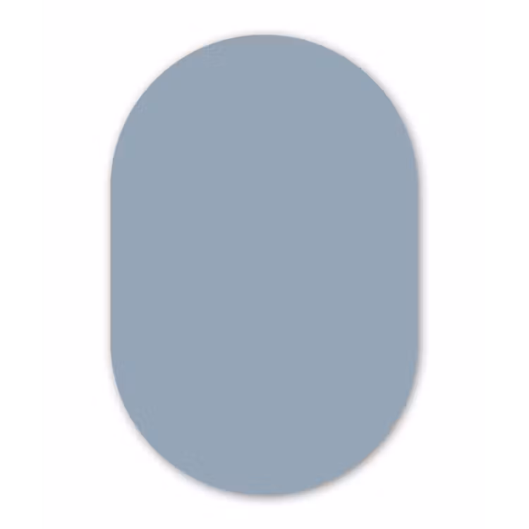 Muurovaal aluminium - Mellow - Breeze - Blauw — 1