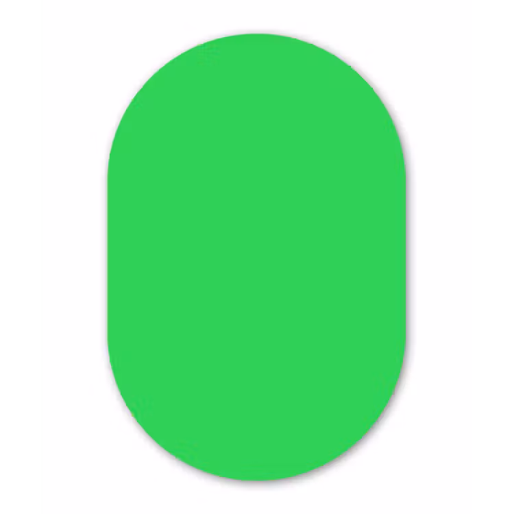 Muurovaal aluminium - Mint - Green - Groen — 1