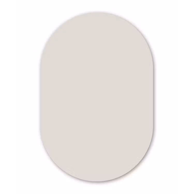 Muurovaal aluminium - Silent - Sandstone - Grijs — 1