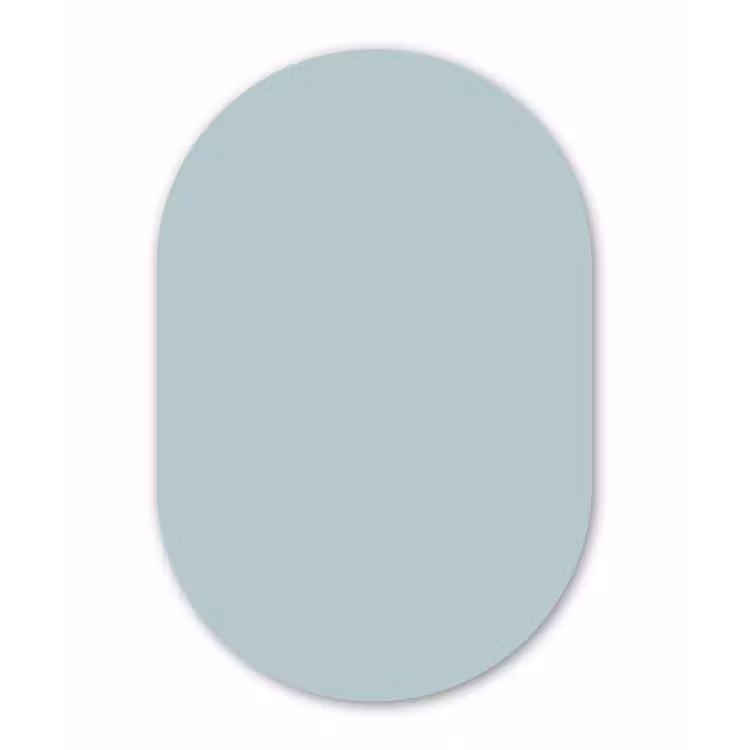Muurovaal aluminium - Slate - Blue - Blauw — 1