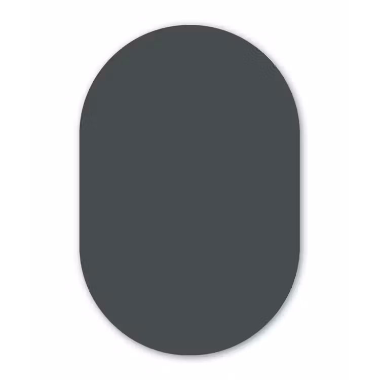 Muurovaal aluminium - Slate - Millstone - Grijs — 1