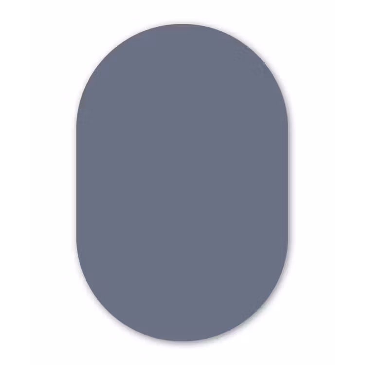 Muurovaal aluminium - Slate - Whisper - Blauw — 1