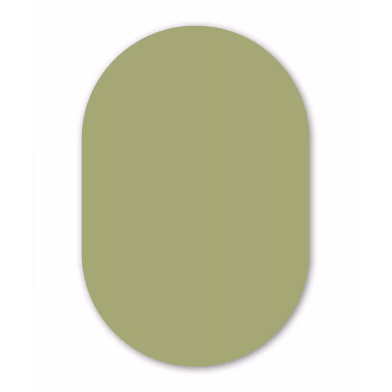 Muurovaal aluminium - Whispering - Sage - Groen — 1