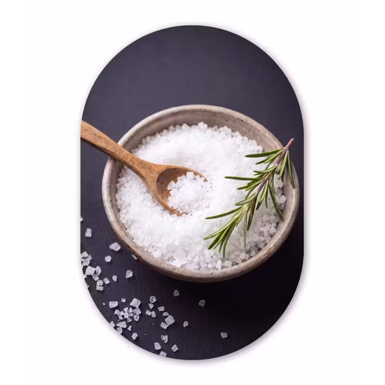 Muurovaal aluminium - Zout - Kom - Eten — 1