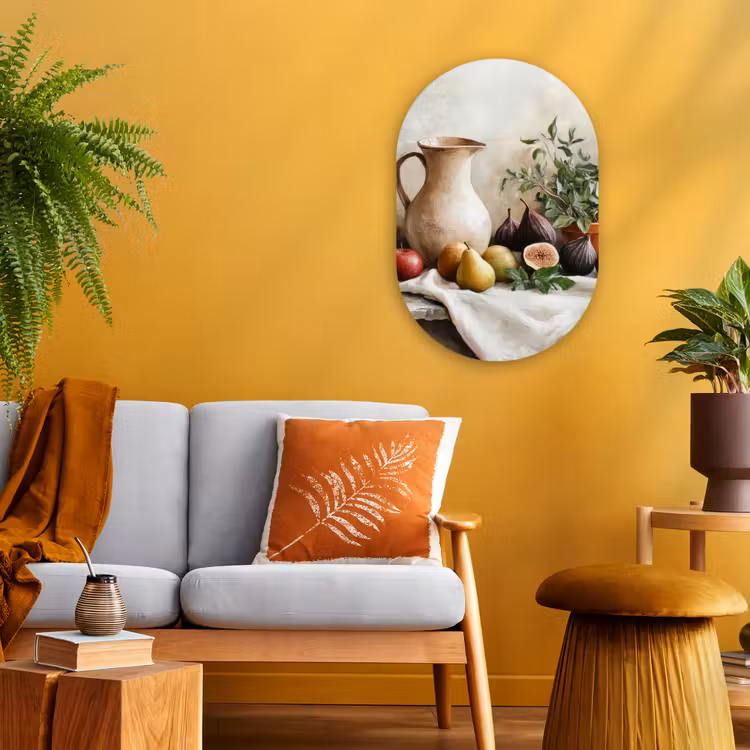 Muurovaal - Kunststof - Fruit - Kruiden - Landelijk — 1