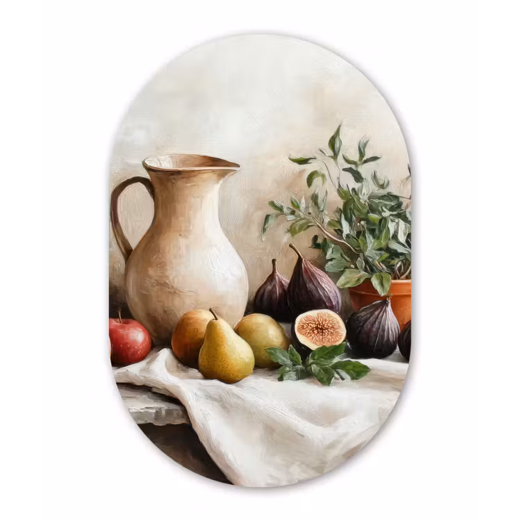 Muurovaal - Kunststof - Fruit - Kruiden - Landelijk — 3