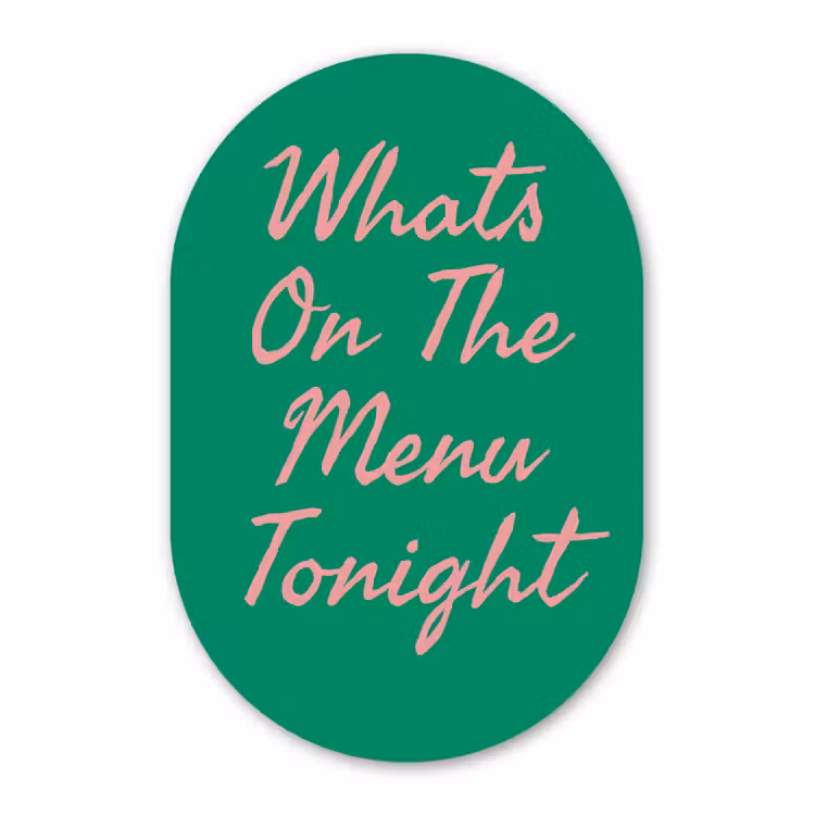 Muurovaal - Kunststof - Menu - Quote - Roze — 3
