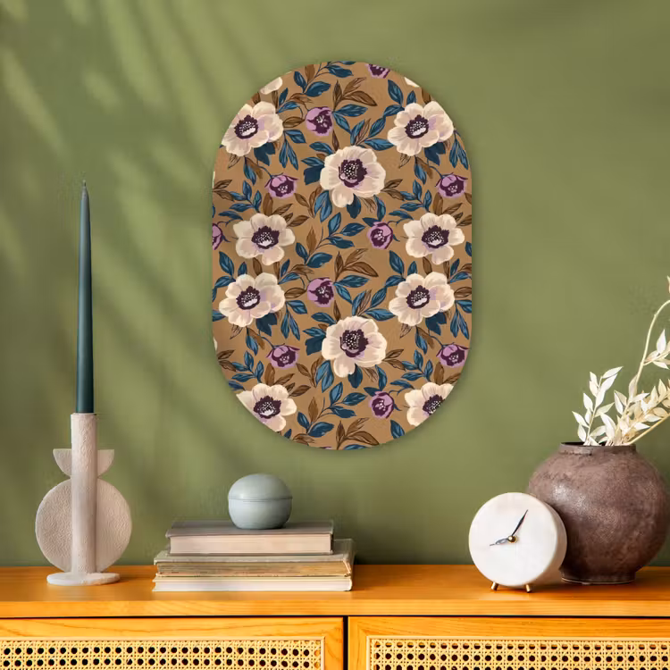 Muurovaal - Kunststof - Floraal - Stilleven - Kleurrijk — 2