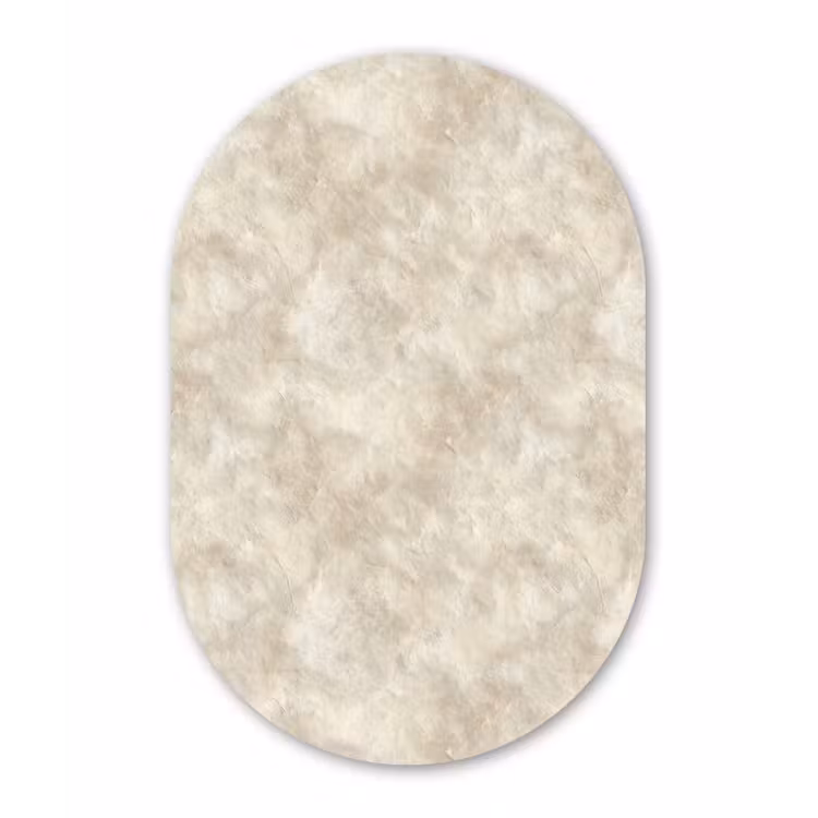 Muurovaal - Kunststof - Beige - Reliëfstructuur - Natuursteen — 3