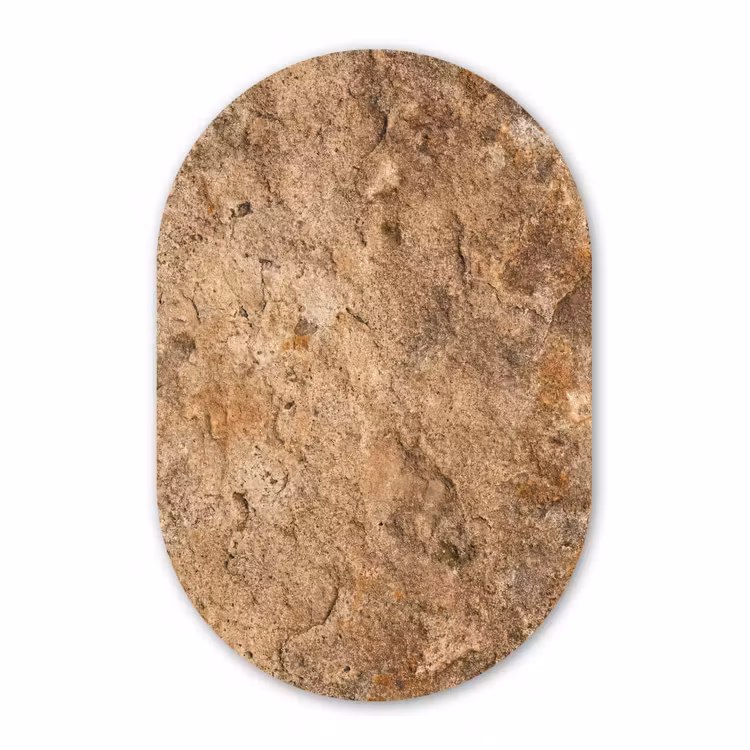 Muurovaal - Kunststof - Steen - Natuur - Textuur - Abstract - Bruin — 3